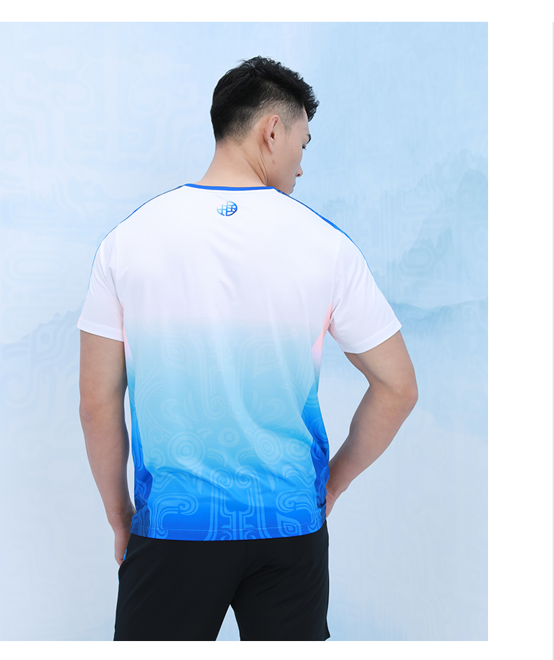 易门饕餮纹书国潮元素团体服运动T恤定做生产厂家883159/883160(图20)