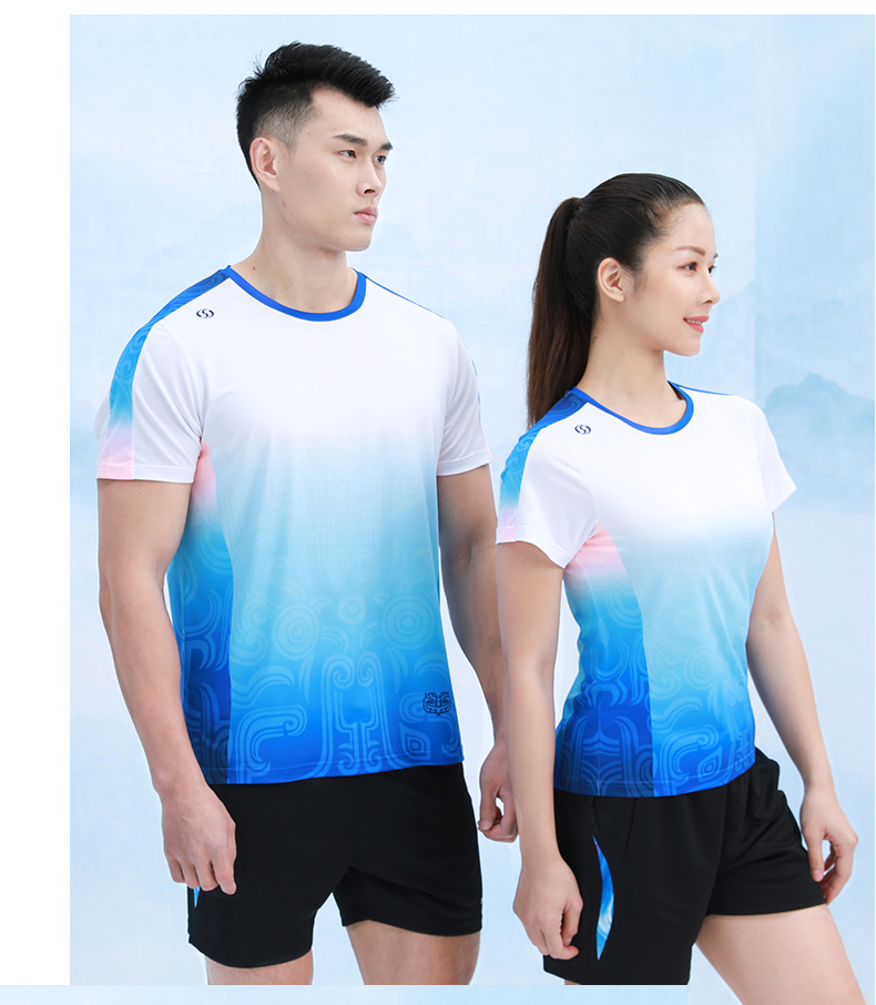 易门饕餮纹书国潮元素团体服运动T恤定做生产厂家883159/883160(图16)